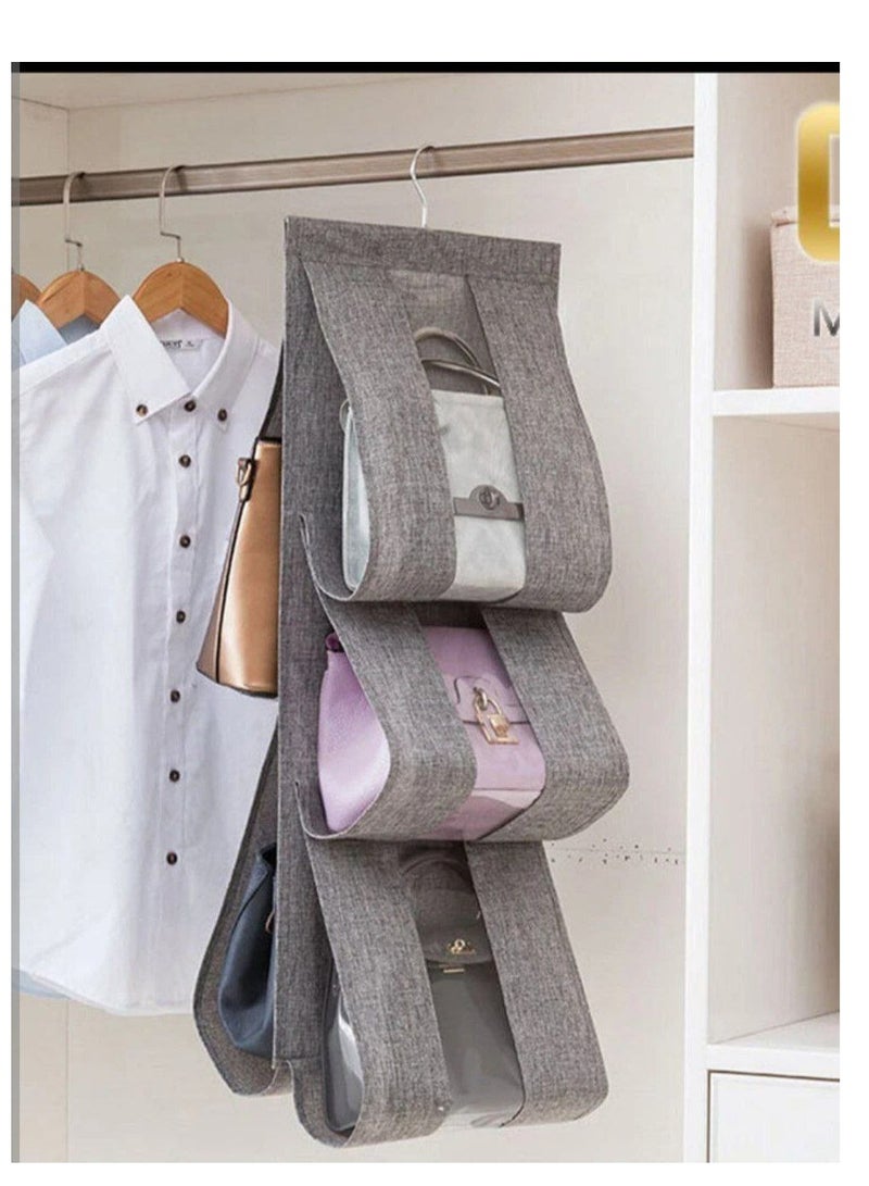 Hanging shower organizer, suspension storage network and wardrobe wardrobe to store 12 jeeps. - Image 1