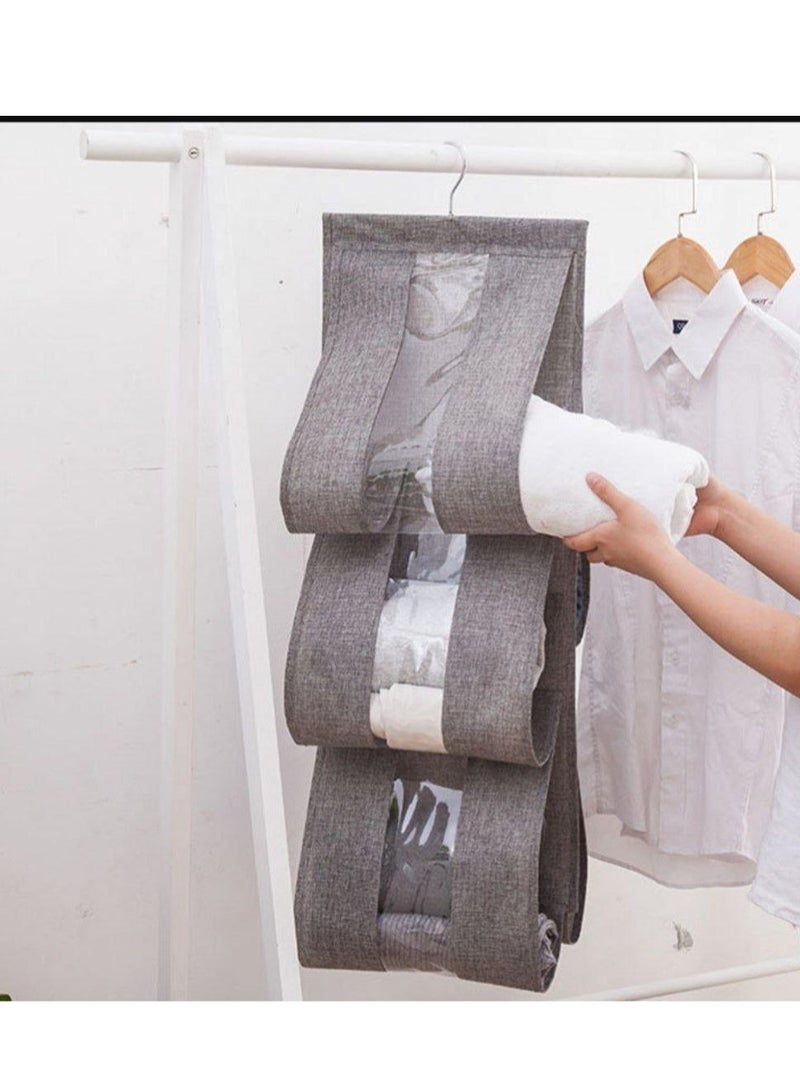 Hanging shower organizer, suspension storage network and wardrobe wardrobe to store 12 jeeps. - Image 4