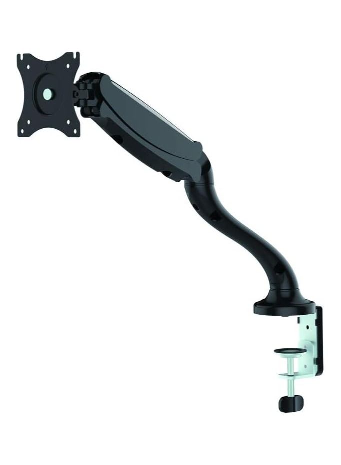 Full Motion Desk Mount (clamp & grommet) for 10-30" Monitor Screen, Height Adjustable (gas spring) - Image 1