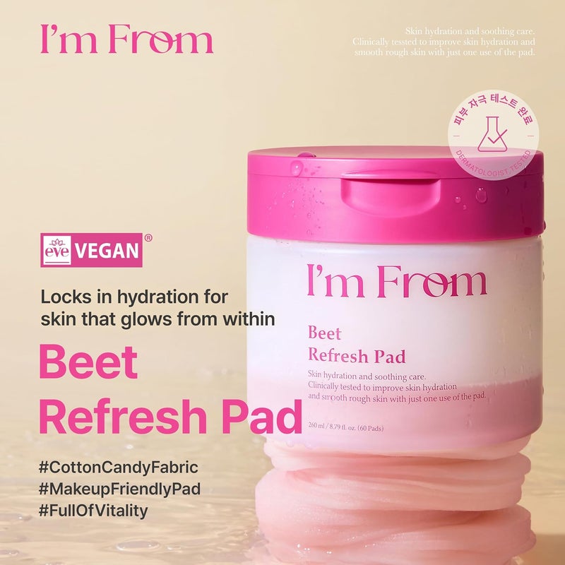I'M FROM Beet Refresh Pad 260Ml (60Ea) - Image 2