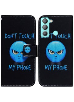 Case Cover For For Tecno Pop 5 LTE BD4 Coloured Drawing Leather Phone Case(Anger)