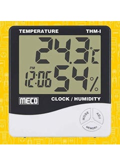 NAAFIE MECO THM9 Temperature Humidity Meter With Alarm Clock Calendar Display  - Image 2