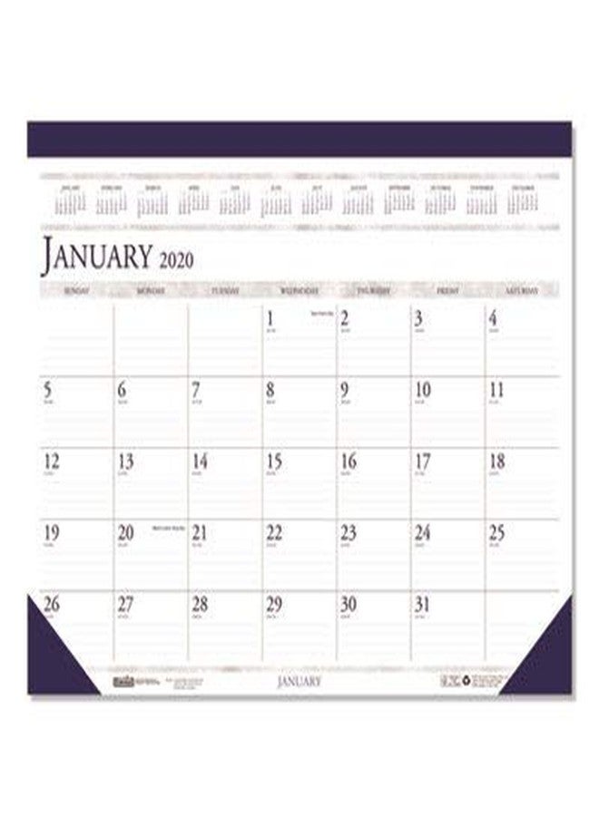 House Of Doolittle 150HD Two-Color Monthly Desk Pad Calendar, 22 x 17