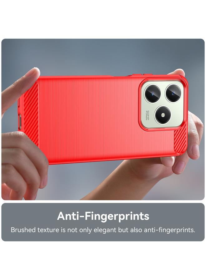S-TOP Case For Realme C61 Carbon Fiber Brushed Texture TPU Phone Case - Image 5