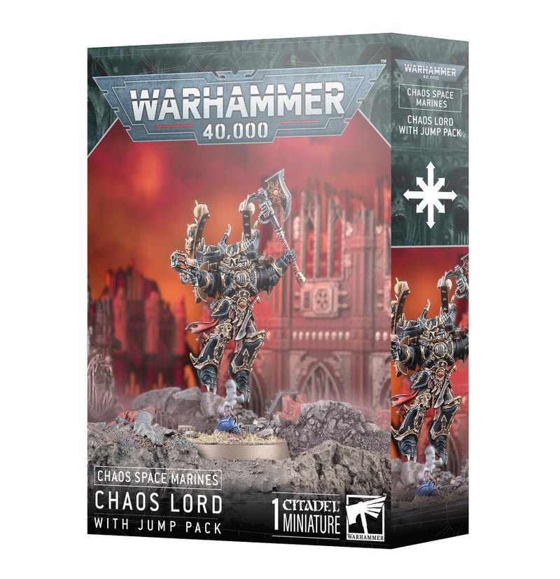 Games Workshop Warhammer 40000 Chaos Space Marines Lord with Jump Pack - Image 2