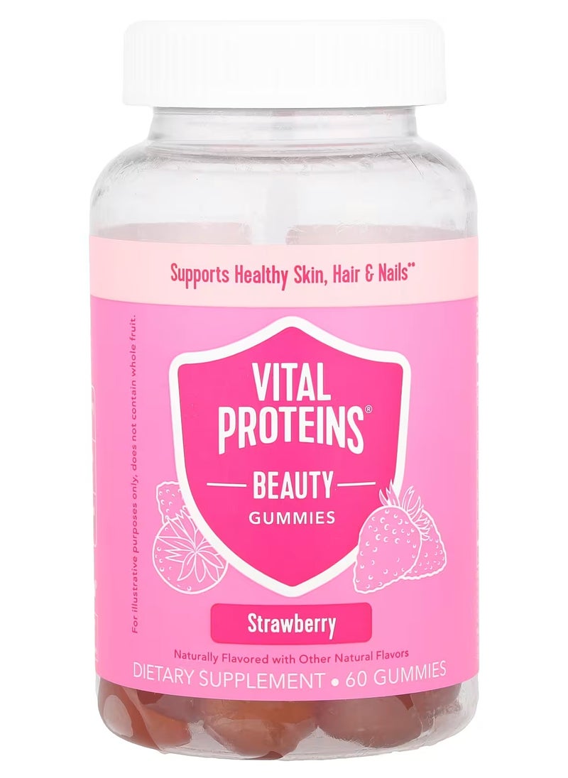 Vital Proteins - Vital Proteins Beauty Gummies Strawberry 60 Gummies - Image 1