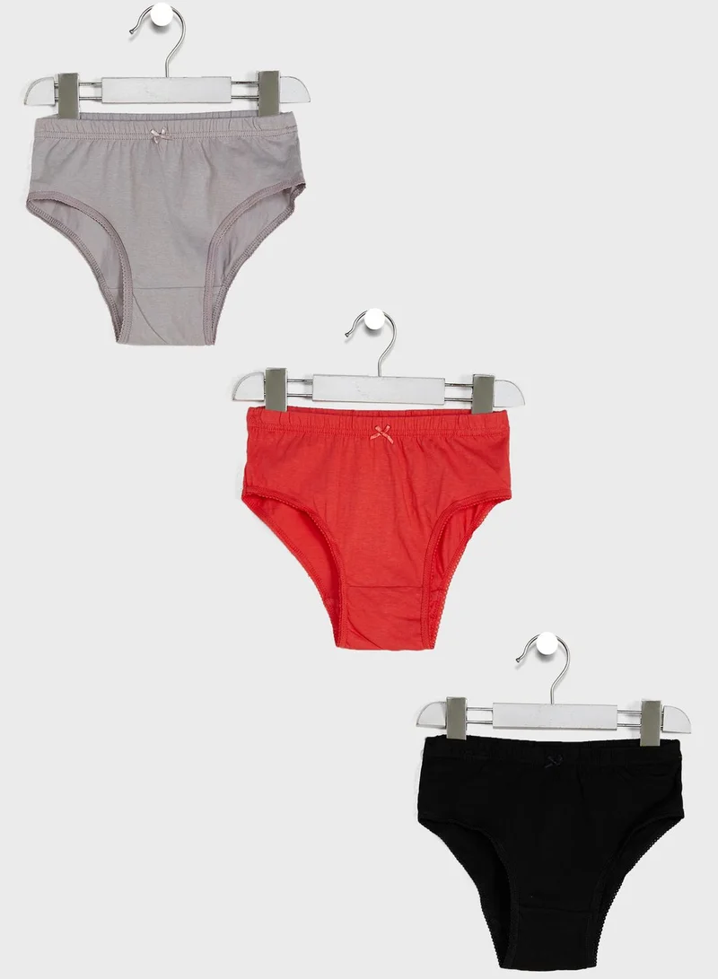 Pinata Girls 3 pack briefs - Solid