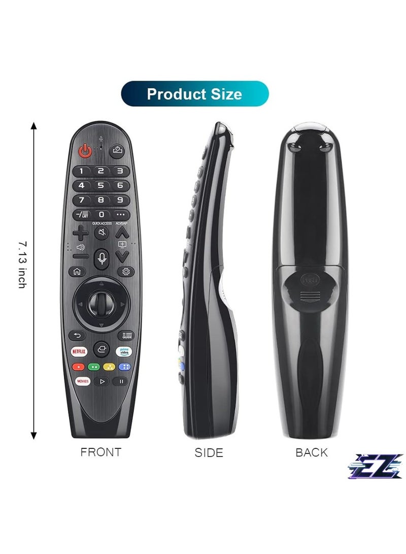 ELTRAZONE Remote Control AN-MR19BA for LG Magic TV – Compatible with All LG Smart TVs, Including AKB75855501, AN-MR18BA, AN-MR19BA, AN-MR20GA, AN-MR21GA, AN-MR21GC, AN-MR650, AN-MR650A, AN-MR650B, AN-MR650G – With Battery Included - Image 2