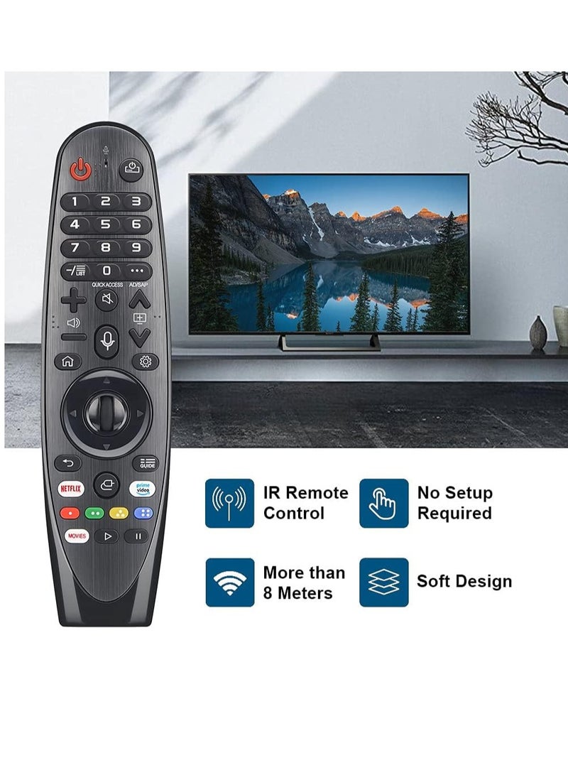 ELTRAZONE Remote Control AN-MR19BA for LG Magic TV – Compatible with All LG Smart TVs, Including AKB75855501, AN-MR18BA, AN-MR19BA, AN-MR20GA, AN-MR21GA, AN-MR21GC, AN-MR650, AN-MR650A, AN-MR650B, AN-MR650G – With Battery Included - Image 3