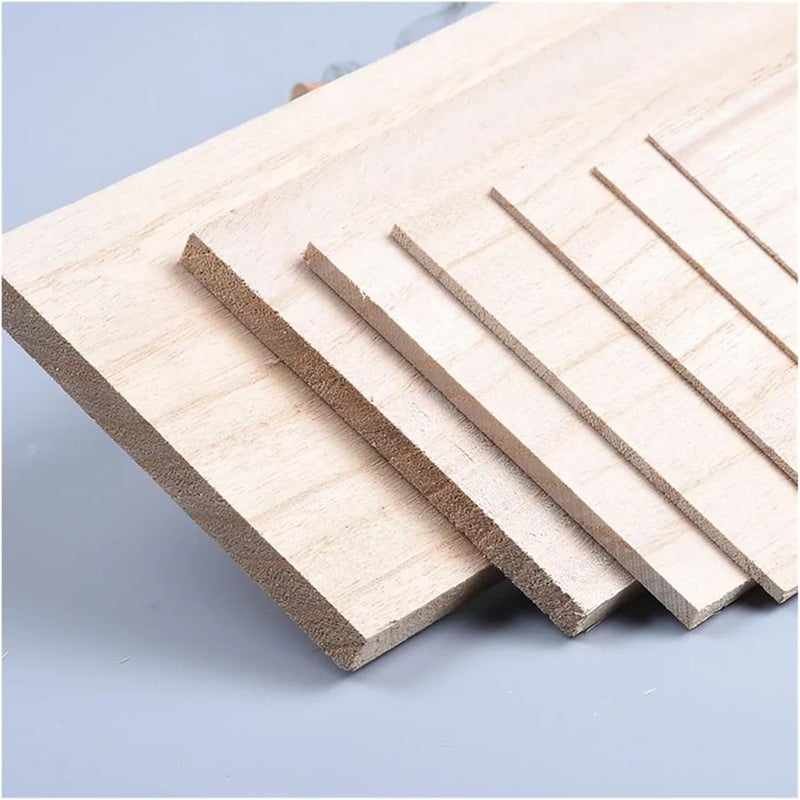 1-10Pcs Basswood Board Thickness 1mm/1.5mm/2mm/3mm/5mm/8mm/10mm for Craft DIY Project Wood Sheet DIY Handmade Model Accessories Wooden Crafts(100x310x2mm,3pcs) - Image 2