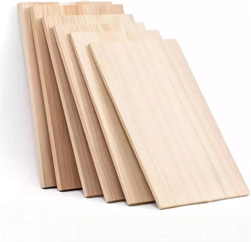 1-10Pcs Basswood Board Thickness 1mm/1.5mm/2mm/3mm/5mm/8mm/10mm for Craft DIY Project Wood Sheet DIY Handmade Model Accessories Wooden Crafts(100x310x2mm,3pcs) - Image 1