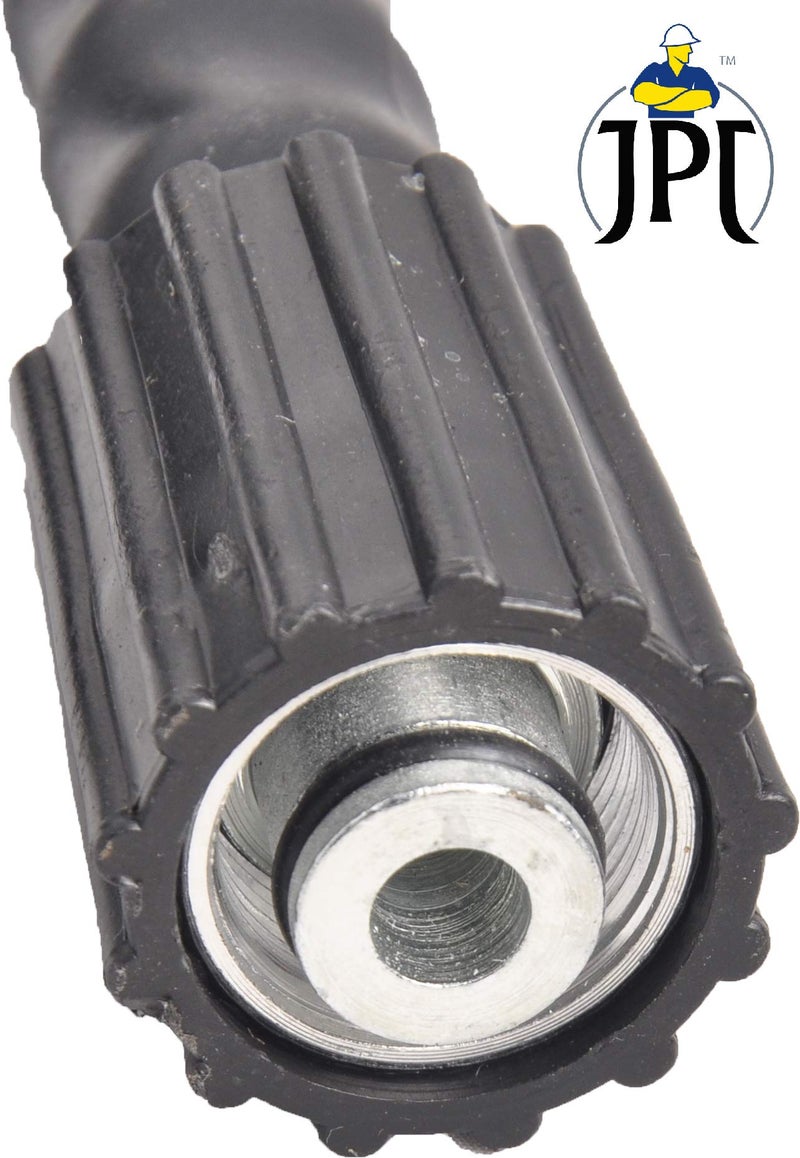 JPT Pressure Washer Hose Pipe 8 Meter Upto 2150 PSI Heavy Duty Black Molded Pipe with M22 Adaptor Compatible with JPT, STARQ, REQTECH Pressure Washer (8 Meter) - Image 5