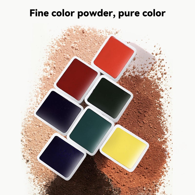 Paul Rubens Artist Watercolor Paint Set,48 Vibrant Colors in Portable Box, Great Lightfastness, Perfect Travel Professional Watercolor Set for Artists, Beginners, Adults - Image 2