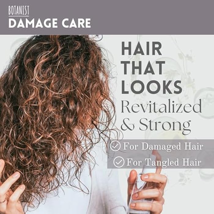 Botanist Organic Shampoo for Women, Paraben and Sulfate Free Shampoo for Color Treated Hair with Keratin, Proteins, Collagen& Hyaluronic Acid from Japan 15.5Fl Oz FREESIA & CASSIS, DAMAGE CARE - Image 2