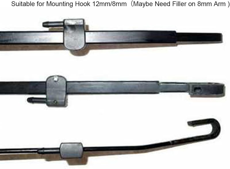 DEMULAX Universal Wiper Arm Washer Nozzle Spray Jet Hose - Image 3