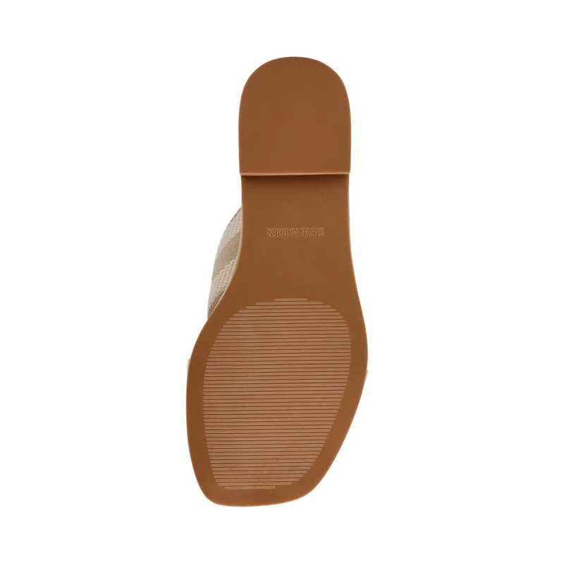Steve Madden  ARRO02S1-253 Beige Women's Flat Sandals for Women | Best Price UAE