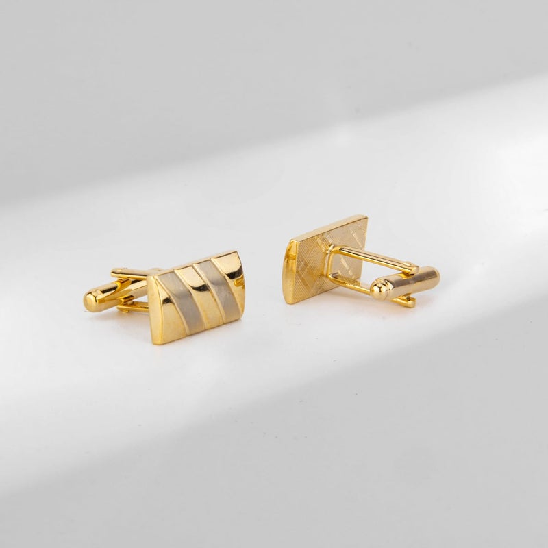 wynameleri UJOY Cufflinks Set Copper 4 Pairs in Gift Box Stylish Design - Image 3