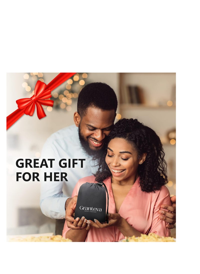 Granteva - Hooded Hair Dryer w/A Headband Integrated That Reduces Heat Around Ears & Neck - Hair Dryer Hooded Diffuser Cap for Curly, Speeds Up Drying Time, Safety Deep Conditioning at Home - Portable, Large - Image 1
