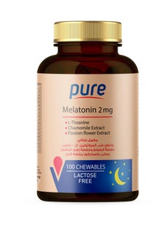 pure Pure Pure Melatonin 2 Mg With Herbs 100 Chewable Tab.  - Image 1