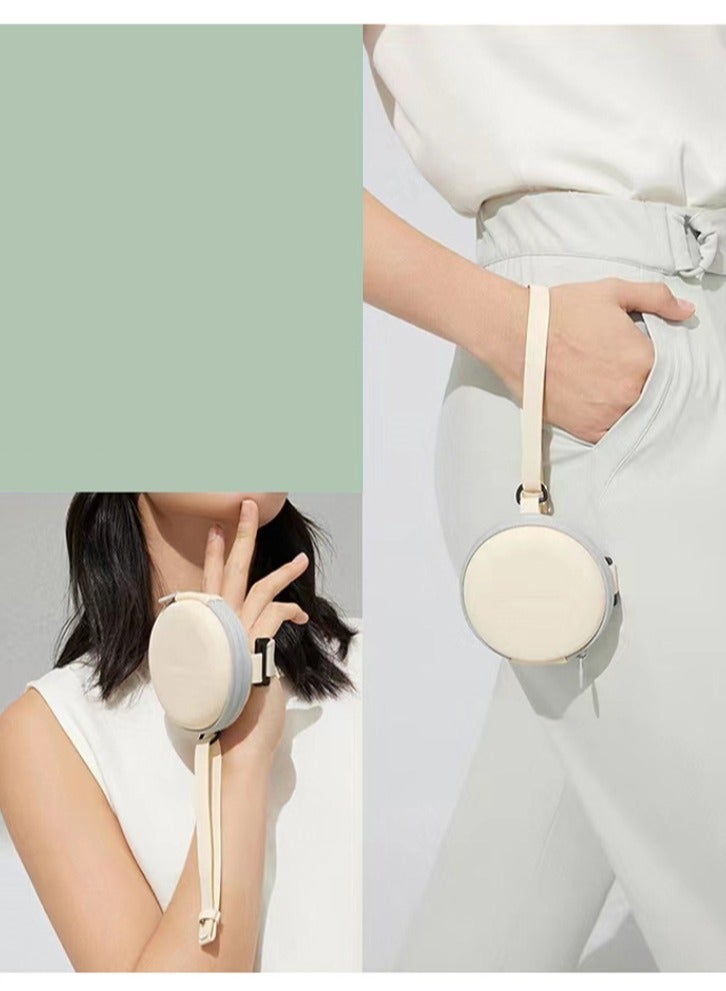 Foldable sunglasses with storage bag, stylish tawny sunglasses - Image 2