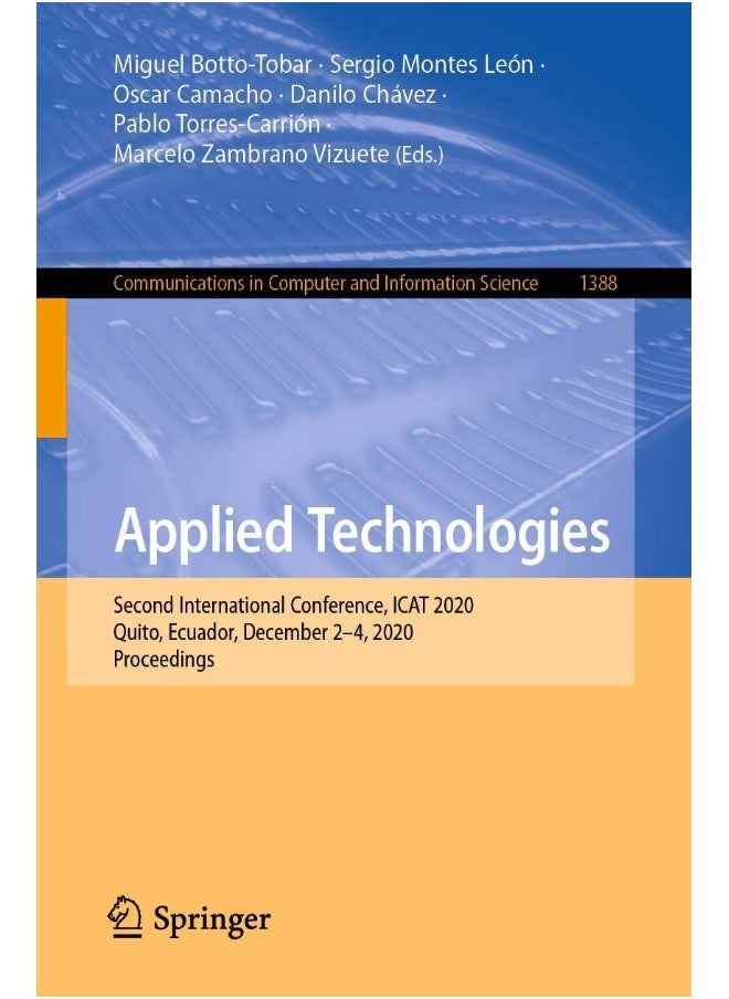 Applied Technologies: Second International Conference, ICAT 2020, Quito, Ecuador, December 2-4, 2020, Proceedings 