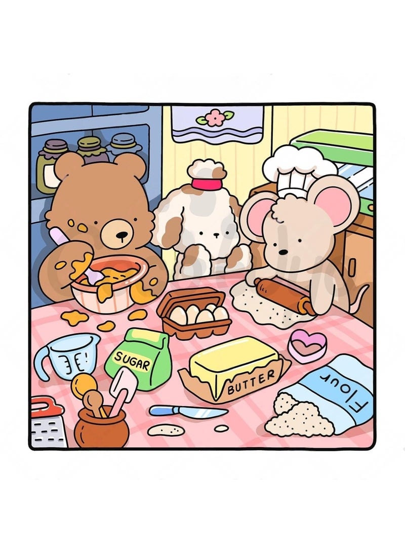 كوكويو أصدقاء دافئ وأيام مريح كتب التلوين للبالغين والمراهقين للاسترخاء (كتب التلوين لطيف ومريح) - Image 4