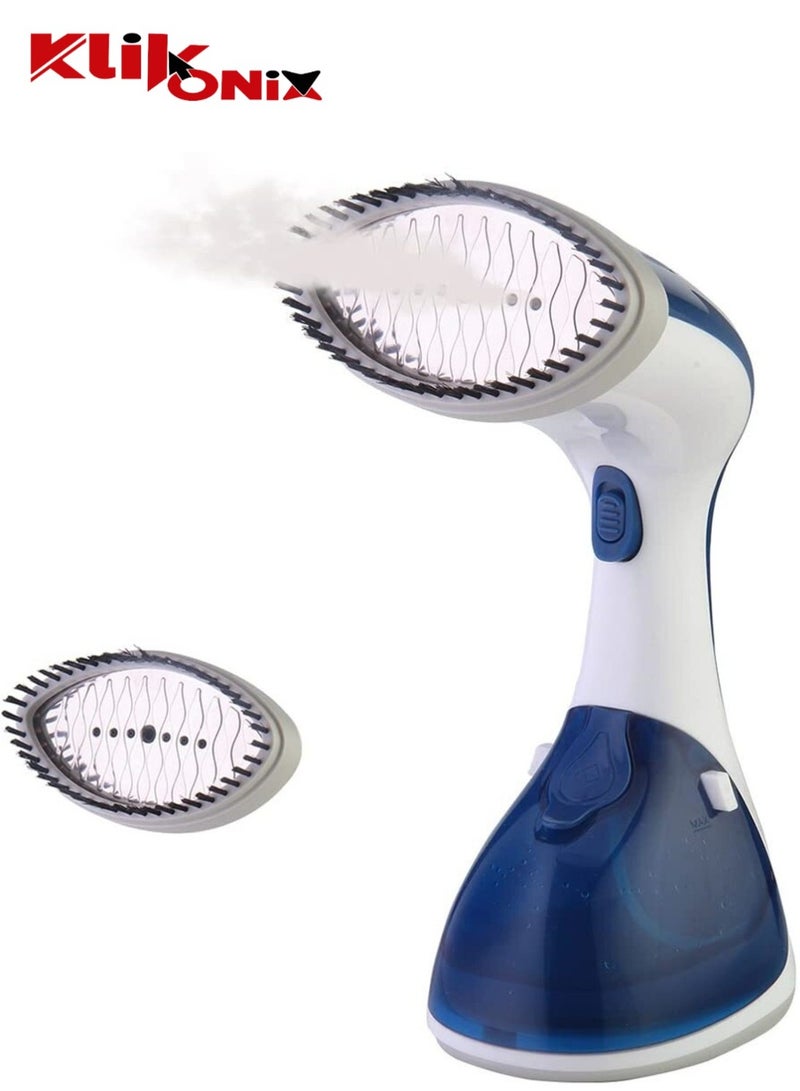 KLIKON Handheld Garment Steamer - Steam Iron for Travel with 270ml Detachable Water Tank, Fast 25s Heat up, 1300W, Horizontal and Vertical Steaming, Brush Head Included KGS-311  - Image 1