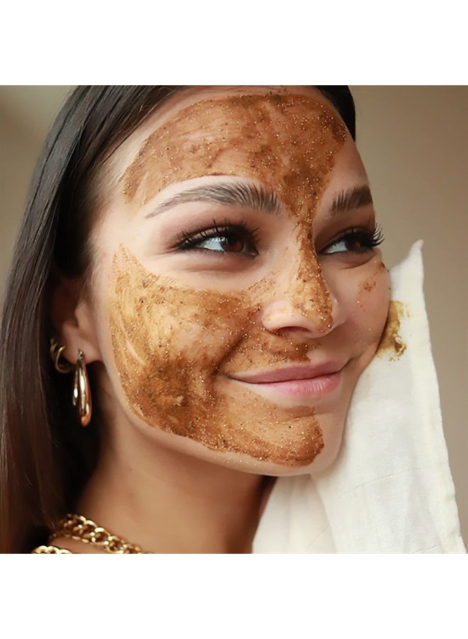 Kora Organics Turmeric Brightening & Exfoliating Mask | Polish & Illuminate | Certified Organic | Cruelty Free | 3.38 fl oz