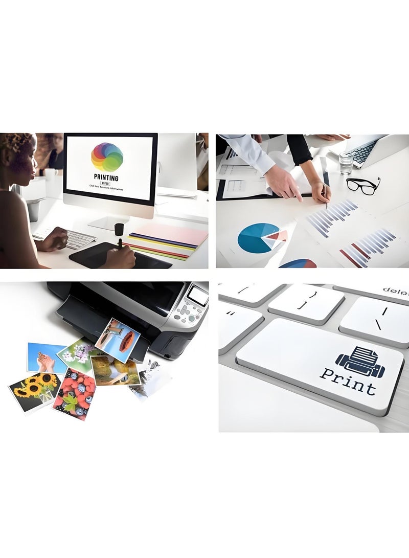 Lee Yon 4-Pack Ink Compatible with CANON Printer for PIXMA G3400, G2400, G1400, G4400, G4410, G3410, G2410, G1410, G3411, G2411, G1411, G4411 (Black,Cyan,Magenta,Yellow) - Image 4