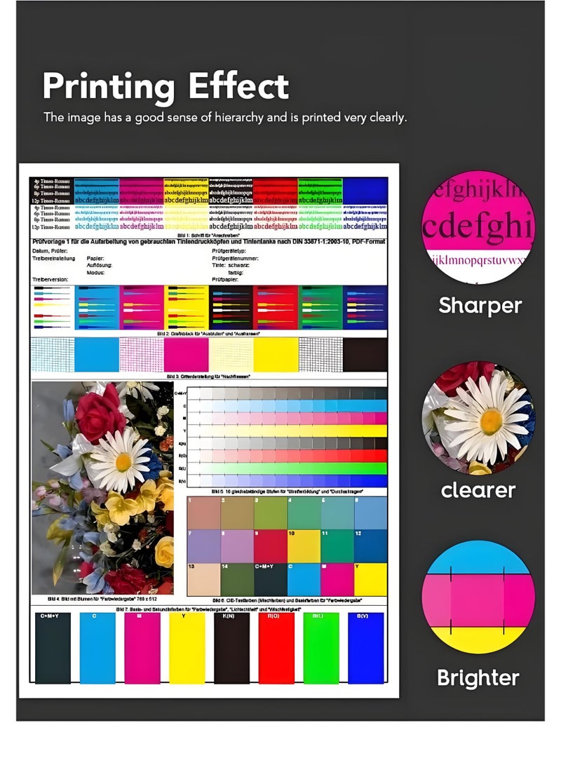 Lee Yon 4-Pack Ink Compatible with CANON Printer for PIXMA G3400, G2400, G1400, G4400, G4410, G3410, G2410, G1410, G3411, G2411, G1411, G4411 (Black,Cyan,Magenta,Yellow) - Image 2