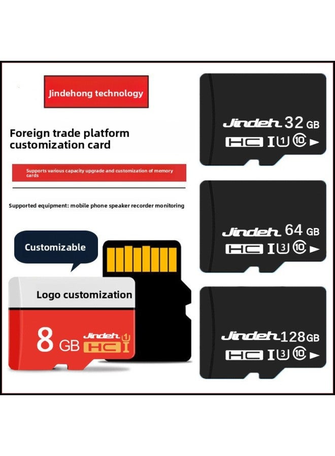 Factory Wholesale 4G High-speed Expansion Mobile Phone Memory Card 8G 16G 64G 128GB Foreign Trade Single Upgrade TF Card 