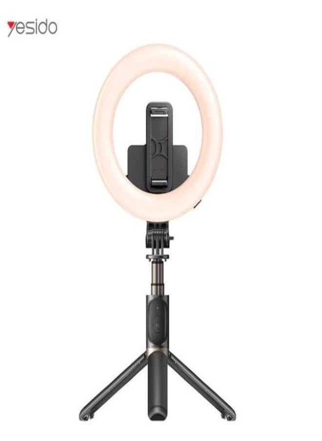 Yesido - Yesido SF12 Wireless Ring Light With Tripod Selfie Stick (42CM) - Image 1