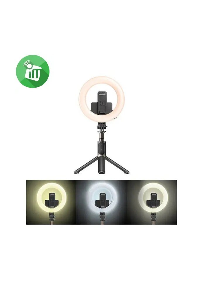 Yesido - Yesido SF12 Wireless Ring Light With Tripod Selfie Stick (42CM) - Image 1