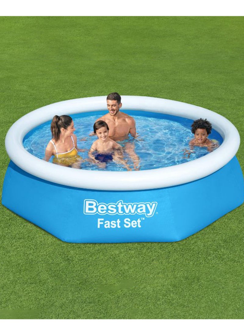 BESTWAY FAST SET POOL SET+ FILTER PUMP 2.44M X 61CM 26-57450