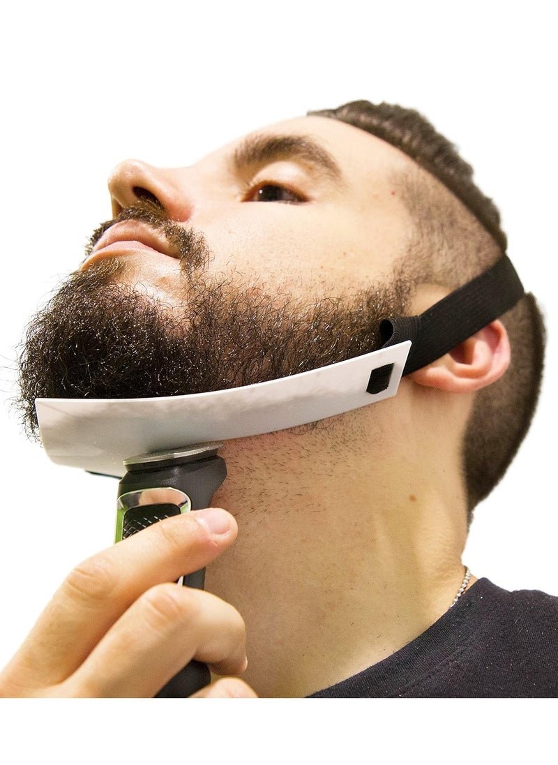 Aberlite FlexShaper 2.0 - Beard Shaper for Men - Hands-Free & Flexible Neckline Guide - Beard Trimmer Tool - Lineup Stencil Kit - White - pzsku/ZC67FEE9D7C2EC39975D4Z/45/_/1731924734/4e24edce-2c94-44e0-88e2-dfdf4bc8d0c5