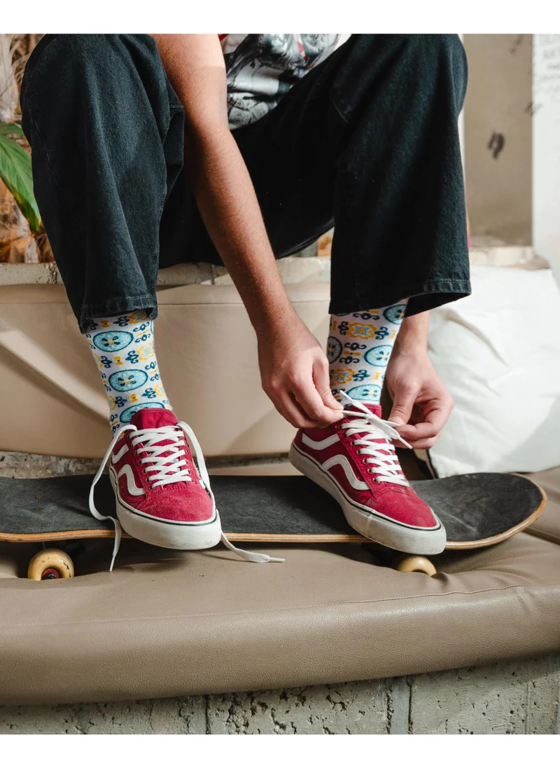FNL White Tiles Socks