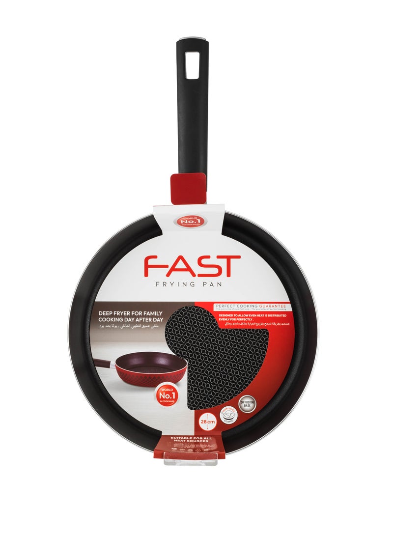 Fast High Quality Non-Stick Teflon Coated Aluminium Frying Pan 28 cm - Image 1