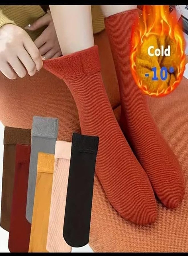 Diamond Craft Winter Warm Woolen Snow Socks For Kids Toddlers Fuzzy Fur Velvet Socks Ankle Length - Stretchable Free Size - Pack of 3 (IN, Age, 2 Years, 5 Years, 3) - Image 4