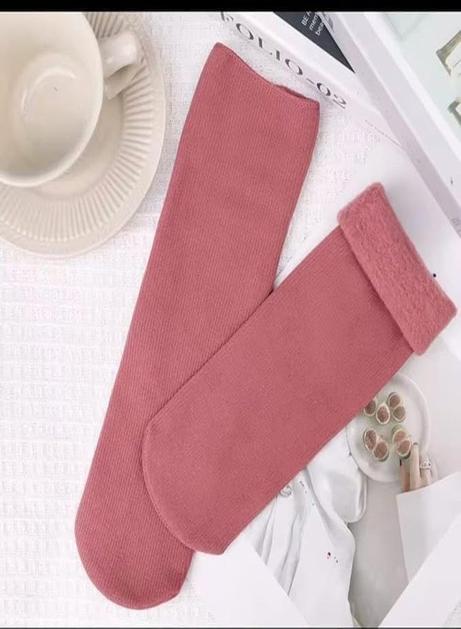 Diamond Craft Winter Warm Woolen Snow Socks For Kids Toddlers Fuzzy Fur Velvet Socks Ankle Length - Stretchable Free Size - Pack of 3 (IN, Age, 2 Years, 5 Years, 3) - Image 3