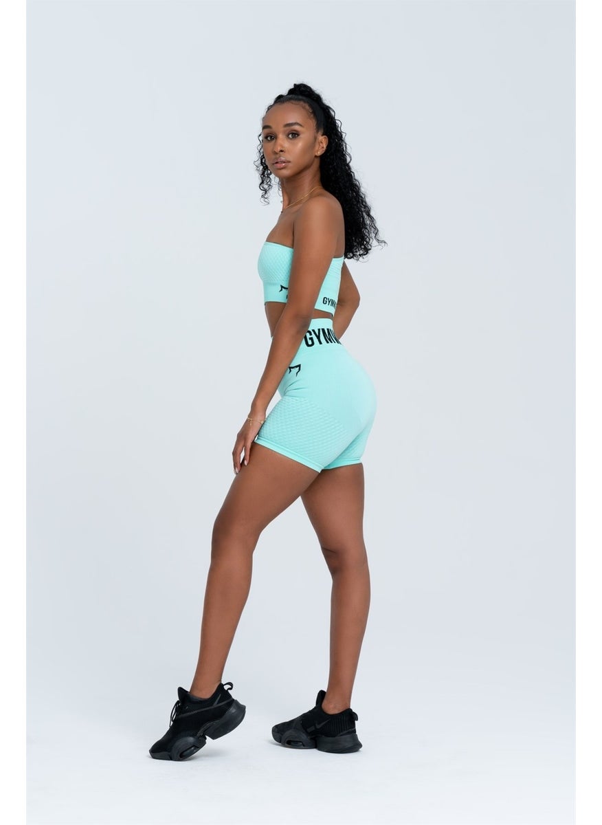 Gymwolves Women's Sports Shorts | Seamless Sports Shorts |  - Image 3