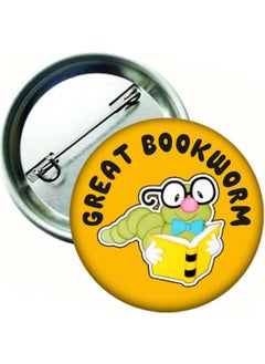 Hediye Panayırı Gift Fair Great Bookworm English Student Badge 