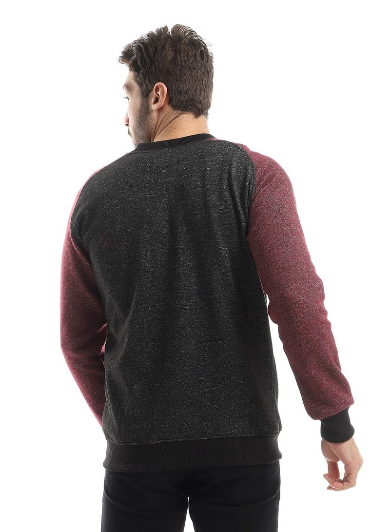Caesar Mens sweat shirt With Zipper  - Image 4