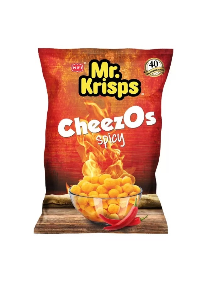 كرات الذرة الحارة بنكهة الجبنة من مستر كريسبس - 15 جرام
