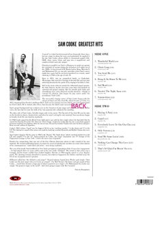 Sam Cooke - Greatest Hits (Turquoise Blue Vinyl) - LP - Music Vinyl Record  - Image 3