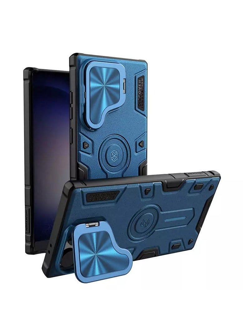 Nillkin CamShield Armor Prop camera protective case for Samsung Galaxy S24 Ultra - Blue - Image 2