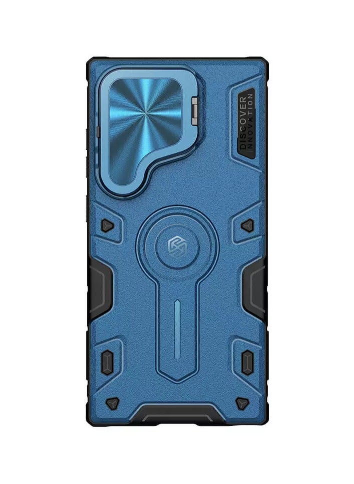 Nillkin CamShield Armor Prop camera protective case for Samsung Galaxy S24 Ultra - Blue - Image 1