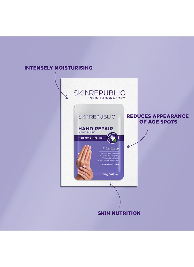 SKIN REPUBLIC قناع إصلاح اليدين ومكافحة الشيخوخة - Image 4