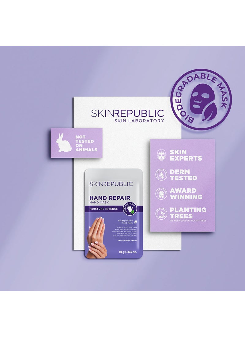 SKIN REPUBLIC قناع إصلاح اليدين ومكافحة الشيخوخة - Image 5
