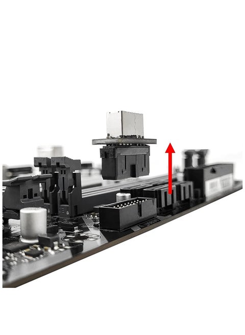 Vertical USB C Front Panel Adapter USB 3.1 Type-E to 20Pin Header Converter for Type C Motherboards
