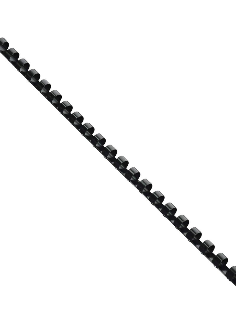 ATLAS 100-Piece Plastic Binding Combs 12mm Width Black  - Image 2